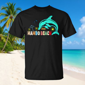 Camiseta de la Crucita a Través de la Bahía de Mambo, Recuerdo de la Isla de Curazao, Caribe - Product Image 3