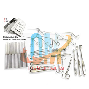 Nouveaux instruments professionnels de tympanoplastie manuelle, ensemble de 58 pièces, micro-chirurgie de l'oreille, instruments ORL, acier inoxydable de qualité médicale, CE - Product Image 1