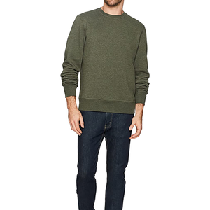 Sudadera clásica de algodón de alta calidad para hombre, ropa de calle bordada personalizada con cuello redondo y patrón sólido, todas las tallas, teñido liso, otoño - Product Image 2