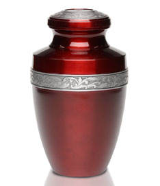 Urne funéraire en métal blanc avec papillon bleu et fleur pour cendres adultes Prix d'usine disponible - Product Image 4