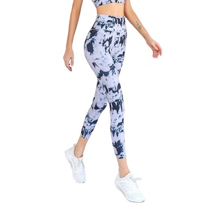 Custom Print <b>Legging</b> High Waist Workout Gym Yoga Pants Sublimation <b>Leggings</b> <b>With</b> <b>Pockets</b> for Women - Product Image 3