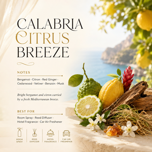 Aceite de Fragancia Concentrado Inspirado en CALABRIA CITRUS BREEZE para Ambientador de Coche, Difusor de Varillas, Aceite Aromático, Spray para Habitaciones, Aceite Perfumado - Product Image 2
