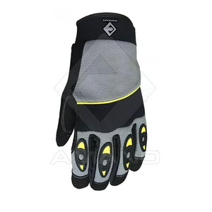 Pelle sintetica resistente alle vibrazioni guanti meccanici resistenti agli urti realizzati <span class=keywords><strong>In</strong></span> <span class=keywords><strong>Pakistan</strong></span> guanti meccanici - Product Image 4