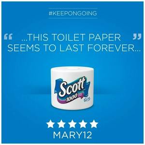 Scott 1000 Sheets Bathroom Tissue, <b>Toilet</b> Paper, 8 <b>Rolls</b> - Product Image 4