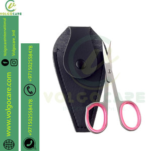 2025 excellente qualité incurvé et arrondi nez cheveux ciseaux pour hommes, 2 PC ensemble ongles cuticule manucure ciseaux cisailles Kit - Product Image 1