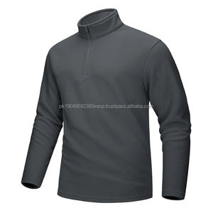 Sweatshirts en molleton à col roulé pour hommes Pull chaud décontracté Sweat-shirt athlétique pour la course à pied - Product Image 1