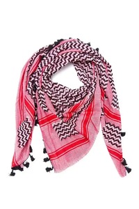 Marque de Luxe 2026 Foulard pour Femme en Coton et Lin, Hijab d'Hiver, Shemagh Arabe, Écharpe Arabe 100% Coton, Yashmagh, Keffiyah - Product Image 6