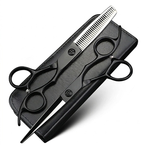 Fabricant professionnel de ciseaux de coiffure pour droitiers, lames en acier inoxydable 4Cr13 ultra-affûtées, poignées ergonomiques de taille moyenne, personnalisables - Product Image 2