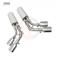 Escape Trasero SDO Performance SS304 para Mercedes-Benz G63 AMG W463 5.5T 2013-2018, Ajuste Perfecto con Válvula OEM