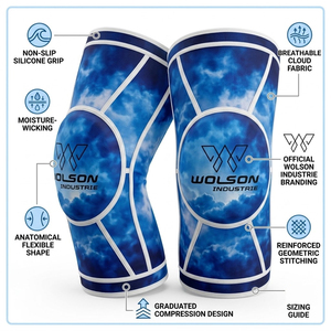 Support de poignet à compression réglable en néoprène avec fermeture auto-agrippante pour l'haltérophilie et la stabilité des membres inférieurs - Product Image 4