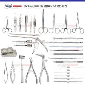 Ensemble de pinces chirurgicales ophtalmiques DACRYOCYSTORHINOSTOMY 30 pièces Instruments manuels en acier inoxydable certifiés CE ISO - Product Image 3