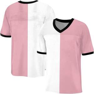 Camiseta de fútbol americano personalizada OEM impresión por sublimación secado rápido corto al por mayor para la escuela uso universitario tela de malla de poliéster - Product Image 4