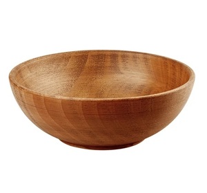 Precio al por mayor Venta caliente Cuenco de madera Ensaladera decorativa Diseño de tamaño personalizado Cuenco de fruta Vajilla Utensilios de cocina decorativos - Product Image 5