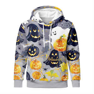 Sudadera con capucha estampada de algodón 100% para hombre, ropa de calle personalizada completa para invierno, alta calidad, personalizable, precio razonable - Product Image 1