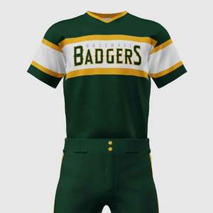 Hot Selling Premium Quality Customized Breathable Quick Dry 100% Polyester <b>Baseball</b> Softball Sportswear <b>Sets</b> Manufactured - Product Image 5