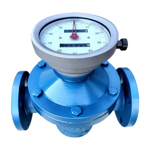 Oval Gear <span class=keywords><strong>Flow</strong></span> <span class=keywords><strong>Meter</strong></span> für flüssiges Öl Diesel chemikalie Hochgenaues 0,5% LCD-Display mit 4-20mA Impuls ausgang OEM anpassbar - Product Image 1