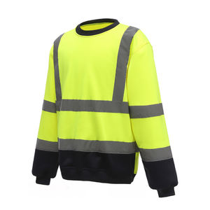 Sudadera de Alta Visibilidad al por Mayor para Hombre, la Mejor Calidad, Reflectante, de Seguridad, con Logotipo Personalizado - Product Image 6