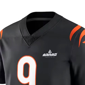 Precio al por mayor de alta calidad, camisetas de fútbol americano, camiseta de fútbol americano transpirable de secado rápido - Product Image 4