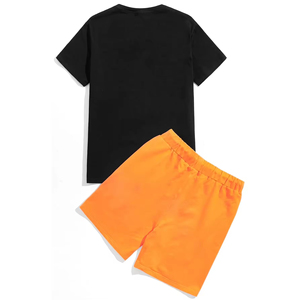 Conjuntos de mujer Verano 2025 Camiseta y conjunto corto Streetwear Moda Estampado gráfico Camiseta y pantalones cortos Mujer Dos piezas - Product Image 2