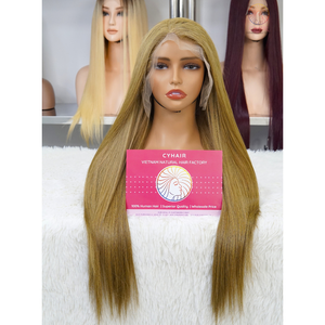 Sin pegamento para peluca, cabello humano crudo vietnamita, hueso, onda Natural recta, onda profunda suelta - Product Image 1