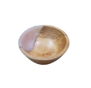 Tazón de Madera y Resina para Cocina y Mesa, Tazón para Servir Comida, Tamaño Personalizado, Forma Redonda, Producto en Oferta - Product Image 3