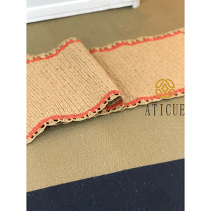 Handmade Crochet Raffia <b>Table</b> <b>Runner</b> Knitted Decorative <b>Table</b> Mat for <b>Dining</b> <b>Table</b> Natural Aesthetic Home Decor - Product Image 4