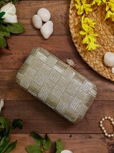 Bolso de Mano de Diseño Vintage para Mujer con Bordado a Mano, Madreperla, Artesanía de Lujo, para Bodas y Fiestas de Verano, Gran Venta en Catar - Product Image 6