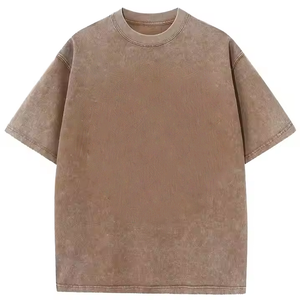 เสื้อยืดผู้ชายคุณภาพสูง ผ้าฝ้ายฟลีซ 100% เป็นมิตรกับสิ่งแวดล้อม แห้งเร็ว ทรงหลวม แขนปกติ พิมพ์ลายดิจิทัล - Product Image 1