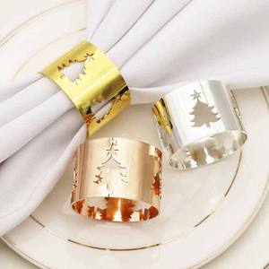 Anneau de serviette en acier inoxydable plaqué or, Design de marche en forme de cerf, décoration de Table, anneau de serviette de mariage royal de haute qualité - Product Image 3