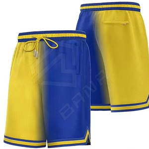 Pantalones cortos de gimnasio atléticos para hombre, ropa deportiva informal de verano de secado rápido, transpirable con bolsillos de talla grande para baloncesto, correr, venta al por mayor - Product Image 1