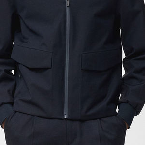 Chaquetas Relajadas Más Vendidas para Hombre, Transpirables y Resistentes al Viento, 2026, Logotipo Personalizado, Mejores Chaquetas Bomber de Sarga para Hombre OEM - Product Image 3