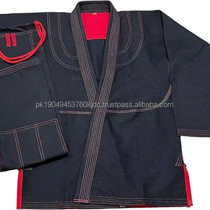 100% coton BJJ Gi Jiu Jitsu Kimono MMA BJJ uniforme 450GSM Perl armure Orange point Sportswear karaté Arts martiaux de haute qualité - Product Image 1