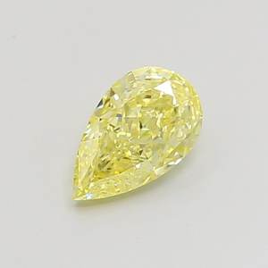 Diamant de laboratoire jaune clair fantaisie de 1,01 ct VVS2 en forme de poire - Product Image 1