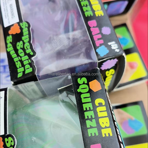 Adorable Juguete Antiestrés de Cubo de Hielo, Juguete de Compresión 3D de Levantamiento Lento, Cubo de Alivio del Estrés para Todas las Edades - Product Image 2