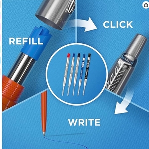 Colección de bolígrafos Parker Jotter Originals Surtido de acabados retro Tinta negra - Product Image 4