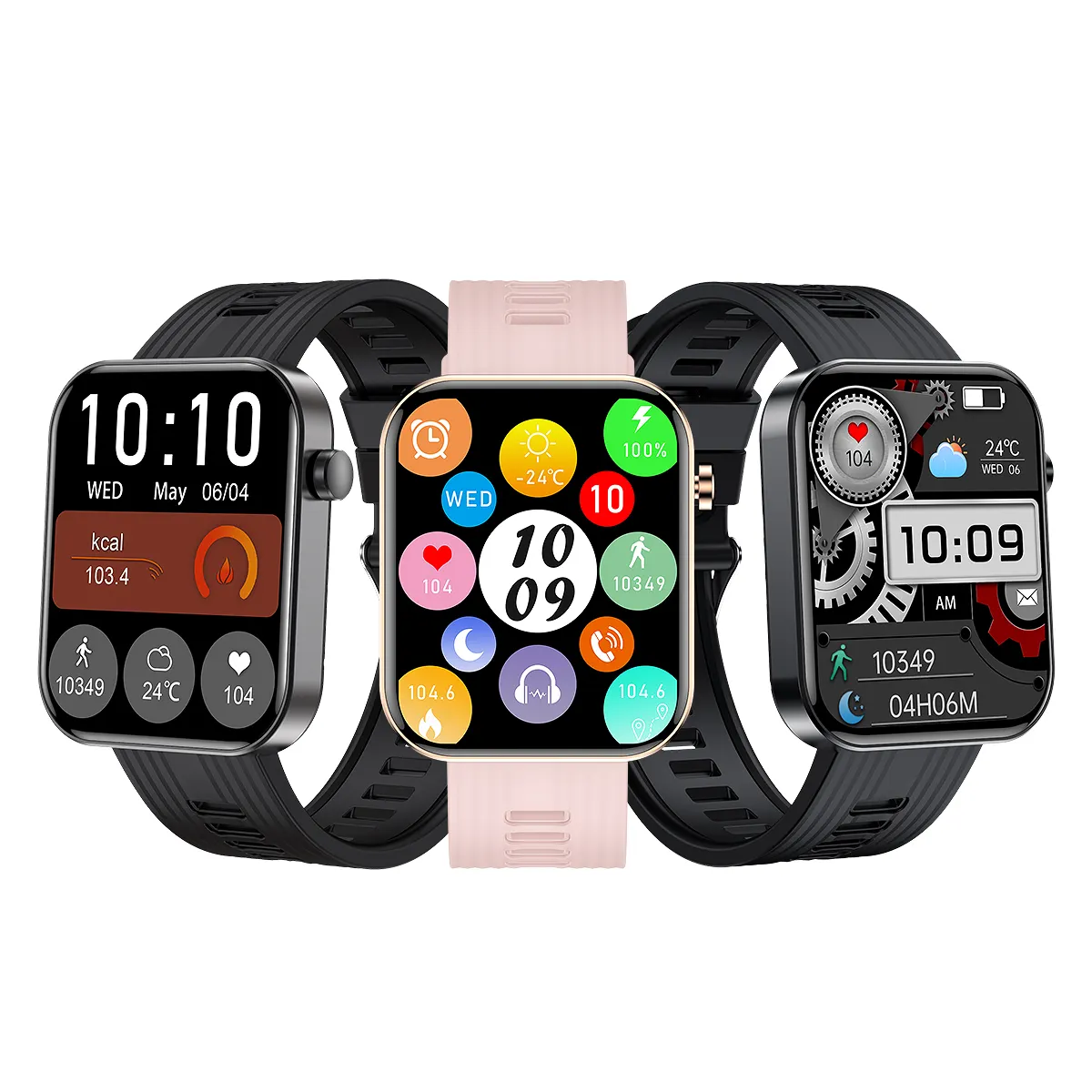 7-in-1 Anruf Blutdruck Sport Fitness Tracker Schlaf Herzfrequenzmesser ultra relojes hombre mann frauen mode smart watches