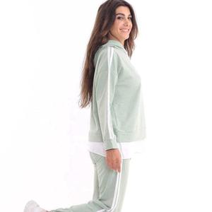 Fabricantes OEM LOGO personalizado Rosa 3D Puff Imprimir Ropa de calle de las mujeres para pantalones de chándal Jersey - Product Image 5