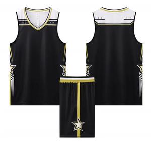 Nouveaux uniformes de basket-ball durables pour les jeunes, ensembles réversibles, respirants et au design simple - Product Image 2