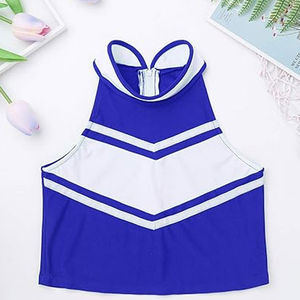 Nouveautés : Robe de danse de cheerleading imprimée en polyester/coton, uniforme, prix de gros, service OEM, costume de pom-pom girl - Product Image 4
