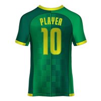 Servicio OEM, Venta al Por Mayor de Camisetas de Fútbol con Impresión Personalizada, 100% Poliéster, Secado Rápido, Ecológicas, Cómodas y Transpirables