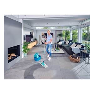 Pour le kit de nettoyage de sols Leifheit avec serpillière Profi Compact Press Micro Duo PROFI XL 55092 pour un nettoyage efficace - Product Image 2