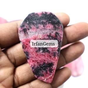 Lote al por Mayor de Rodonita Natural 100% en Rodajas de Diferentes Formas, Cristal de Rodonita Fina para Joyería, Piedra Preciosa Suelta - Product Image 3