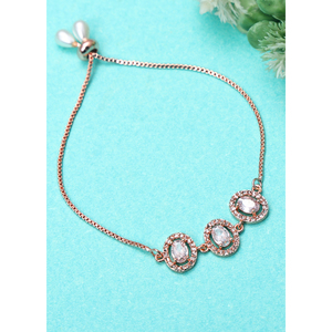 Bracelet AD blanc cristal, pur, simple et élégant - Product Image 2
