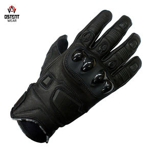 Meilleurs gants de moto en cuir de vachette d'été coupe-vent Protection sportive Service ODM Impression de logo personnalisé Marque privée Personnalisé Pas cher - Product Image 4