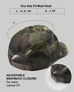 Gorra Deportiva de Béisbol Ajustable, Transpirable, Impermeable, con Diseño Bordado, de Alta Calidad, de 5 Paneles, Personalizada para Deportes al Aire Libre - Product Image 3