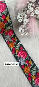 ผ้าลูกไม้ปักลายนามธรรมในแบบที่กำหนดเองกว้าง25นิ้วมี2สีสำหรับชุดสูทสำหรับสุภาพสตรีและขายต่อ - Product Image 6