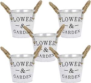 Pots de fleurs en métal faits à la main, Pots de fleurs d'intérieur pour la décoration de la maison - Product Image 3