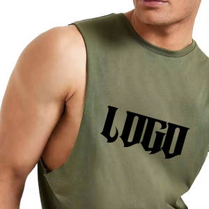 Men Fitness Bodybuilding Muscle <b>Stringer</b> Tank Top Gym Wear Sleeveless <b>Vest</b> Moisture Wicking Fit Sport Training Workout Top - Product Image 4