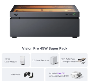 Cortadora y Grabadora Láser de Diodo WeCreat Vision Pro 45W en Venta, Mejor Precio Garantizado - Product Image 2