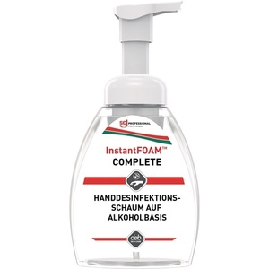 Désinfectant pour les mains en mousse InstantFOAM Complete Foam 250ml EN1500/EN1650/EN14476/EN14348 SC Johnson Professional - Product Image 1